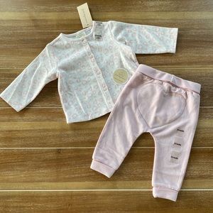 NWT First Impressions blush pink 2-piece set